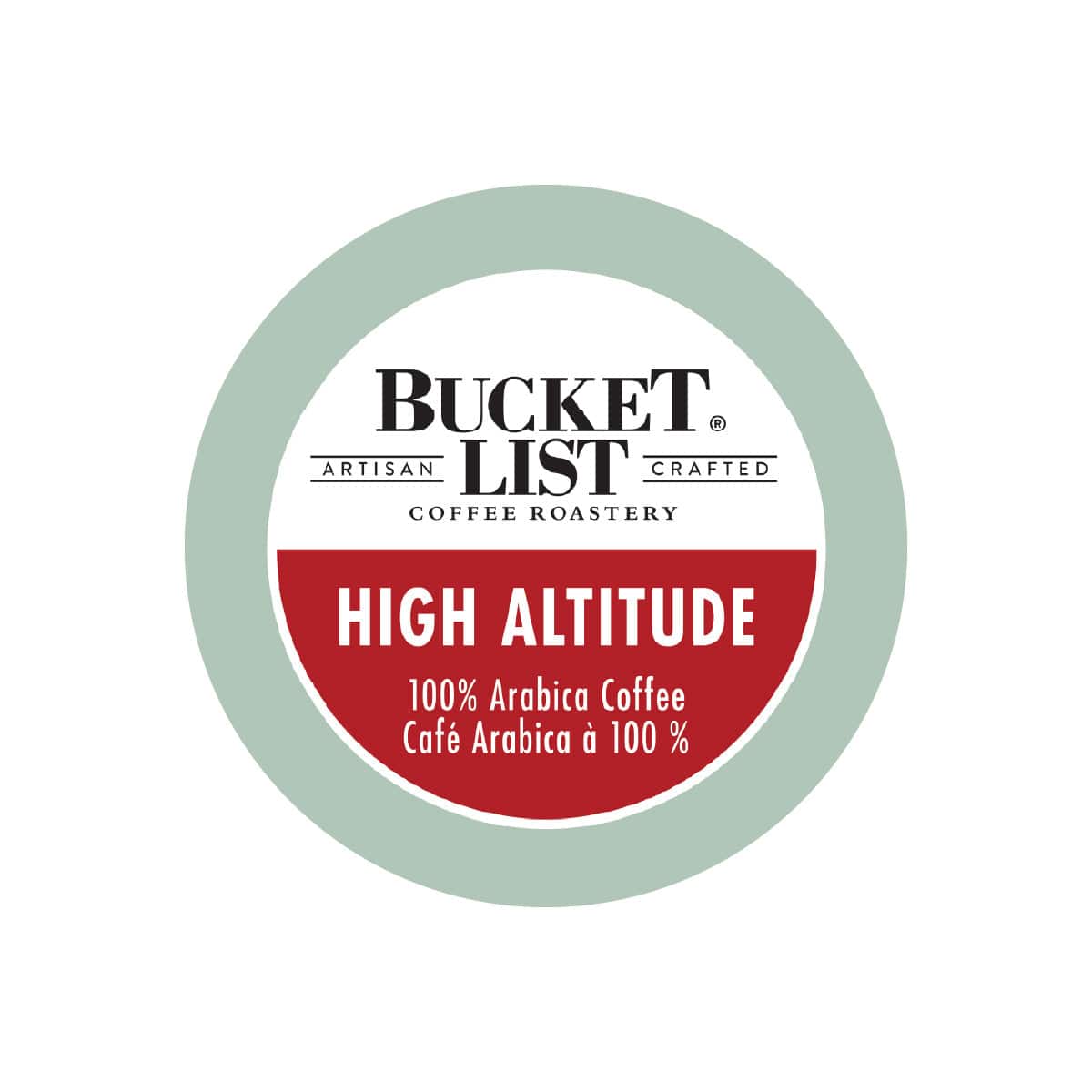 Bucket List Coffee High Altitude Single Serve Pods (Case of 96) K-Cups Bucket List