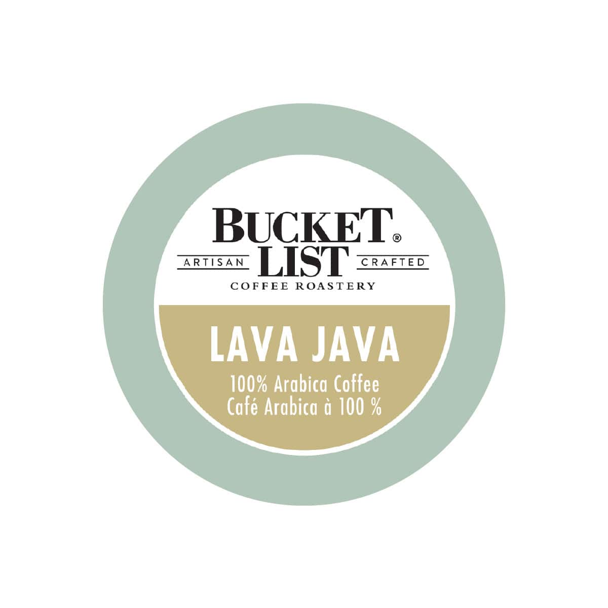 Bucket List Coffee Lava Java Single Serve Pods (Box of 24) K-Cups Bucket List