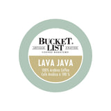 Bucket List Coffee Lava Java Single Serve Pods (Box of 24) K-Cups Bucket List