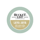 Bucket List Coffee Lava Java Single Serve Pods (Case of 96)