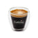 Caffitaly Double Wall Glass Espresso Cups