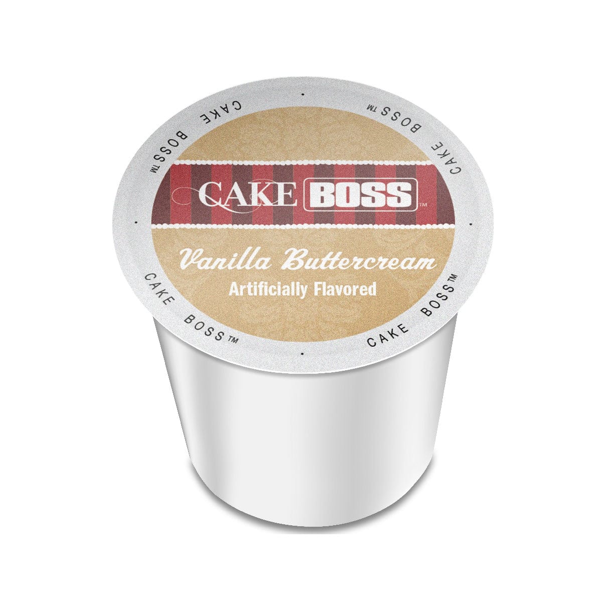 Cake Boss Vanilla Buttercream Single-Serve Coffee Pods (Box of 24) K-Cups Cake Boss