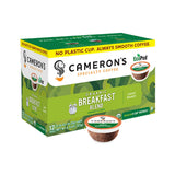 Cameron's Organic Breakfast Blend Single-Serve Eco Coffee Pods (Case of 72) K-Cups Cameron's