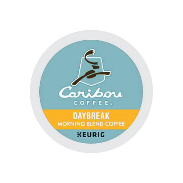 Caribou Daybreak Morning Blend K-Cup® Recyclable Coffee Pods (Box of 24)