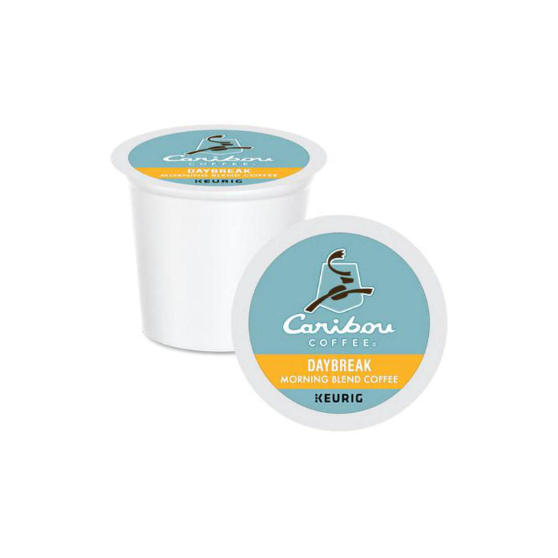 Caribou Daybreak Morning Blend K-Cup® Recyclable Coffee Pods (Case of 96)