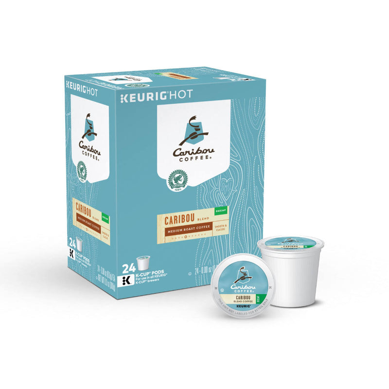 Caribou Decaf Blend K-Cup® Recyclable Coffee Pods (Case of 96)