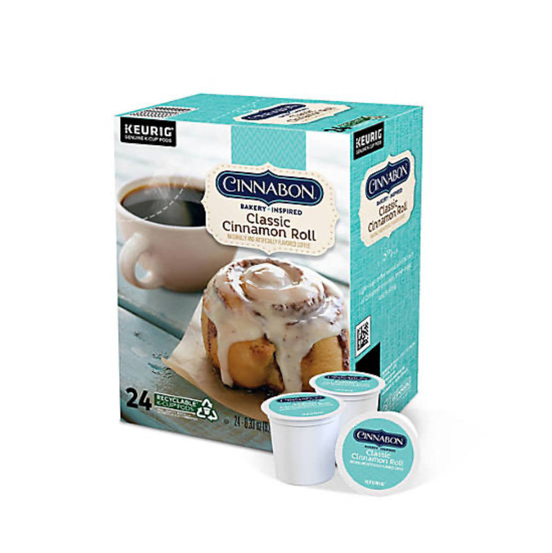 Cinnabon Classic Cinnamon Roll K-Cup® Recyclable Pods (Case of 96)