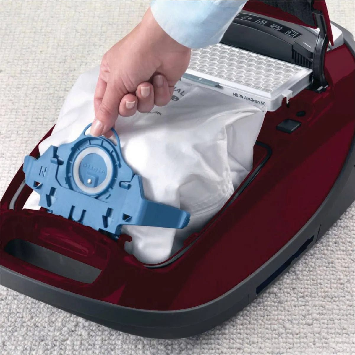 Miele Complete C3 Limited Edition Canister Vacuum Cleaner 41GDE040CDN (Tayberry Red) Vacuum Cleaners Miele