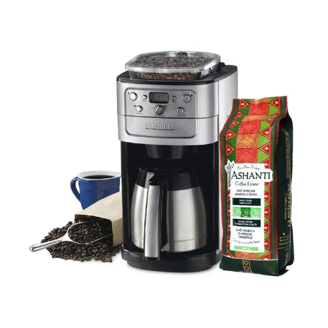 Cuisinart® Burr Grind & Brew Thermal 12-Cup Automatic Coffee Maker DGB-900BCC + Free Ashanti Coffee Beans Drip Coffee Maker Cuisinart