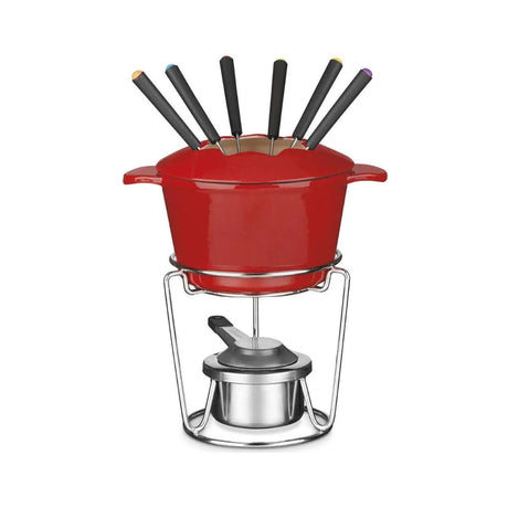 Cuisinart® 13 Pc Fondue Set Enamel Cast Iron FP-115RC Kitchenware Cuisinart