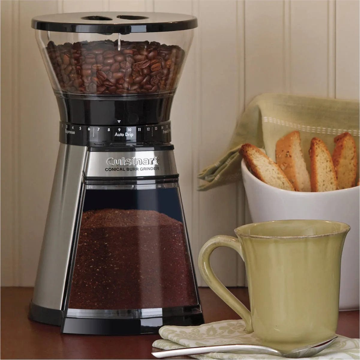 Cuisinart® Programmable Conical Burr Coffee Grinder Mill (CBM-18C) Coffee Grinder Cuisinart