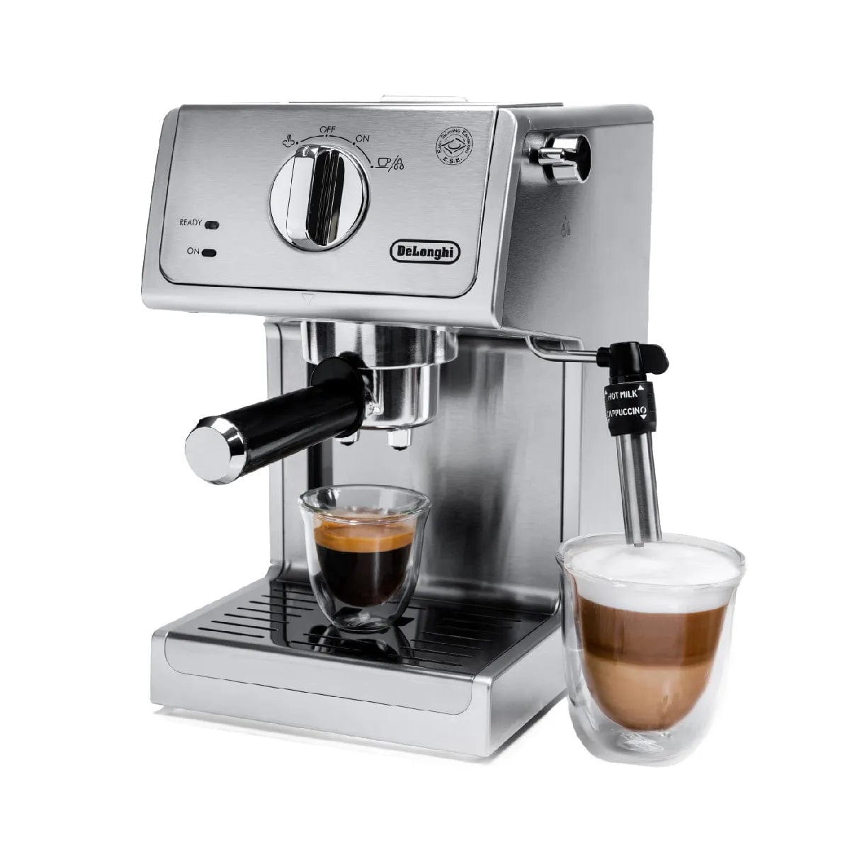 15 Bar Espresso Maker with Frothing Wand DeLonghi ECP3630