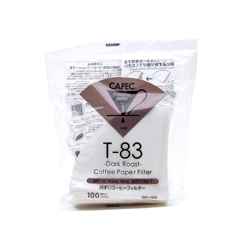 CAFEC Dark Roast Paper Coffee Filter (1 Cup, Size 01)