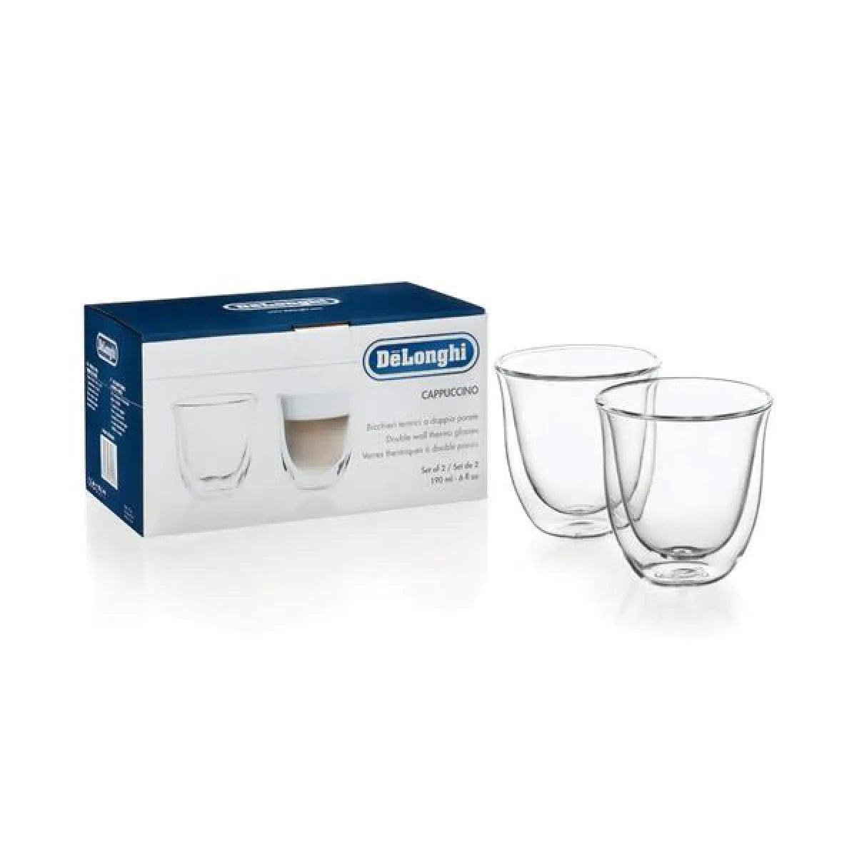 De'Longhi Double Walled Glassware Bundle (2x Espresso, 2x Cappuccino, 2x Latte) DISCOUNT_HIDDEN_PRODUCT DeLonghi