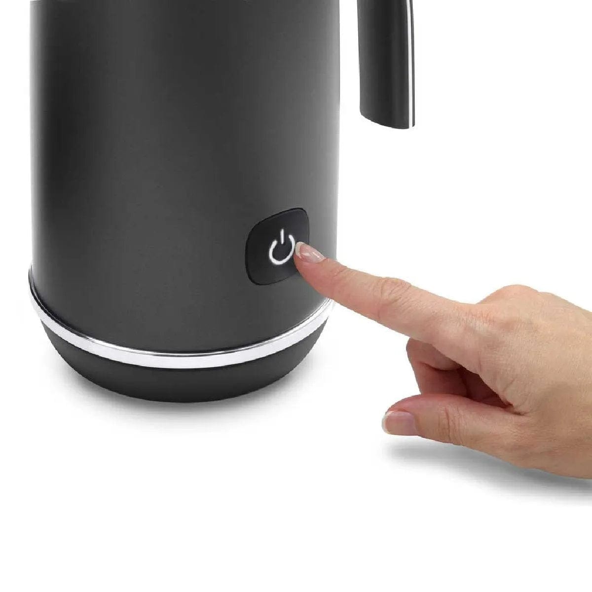 De'Longhi Distinta Electric Milk Frother Plus (EMF1BK) (Black Metal) Milk Frother DeLonghi