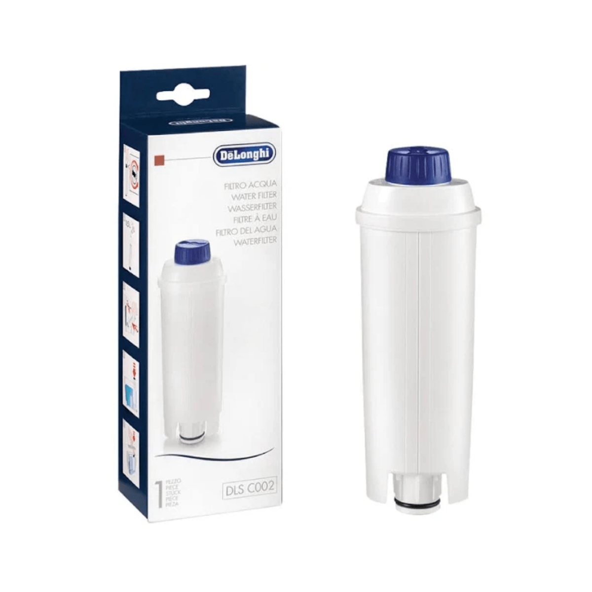 De'Longhi Water Filter for ECAM Type Espresso Machines (DLSC002) Accessory DeLonghi