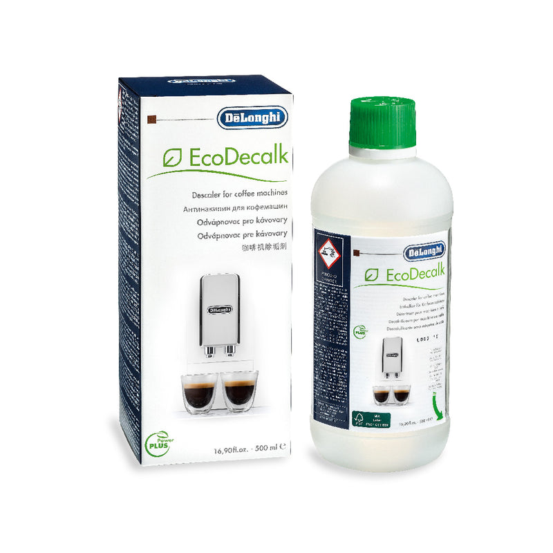DeLonghi EcoDecalk Descaling Solution 500ml (16.9 oz) DLSC500 – Home Coffee  Solutions