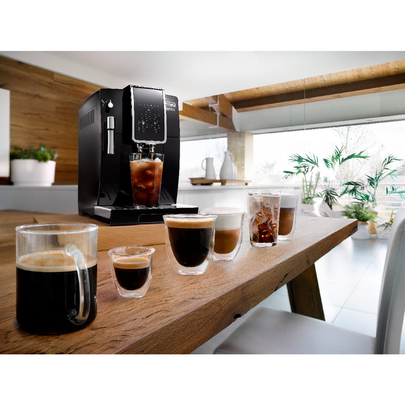 DeLonghi Dinamica Super Automatic Espresso & Coffee Machine - ECAM35020B (Black)