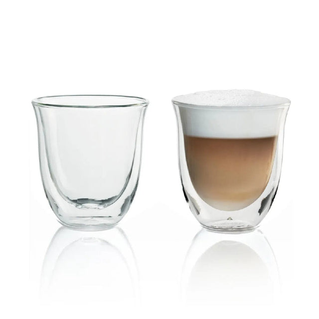 De'Longhi Double Walled Cappuccino & Coffee Glasses (Set of 2) Kitchenware DeLonghi