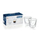 DeLonghi Double Walled Espresso Glasses (Set of 2) with Box
