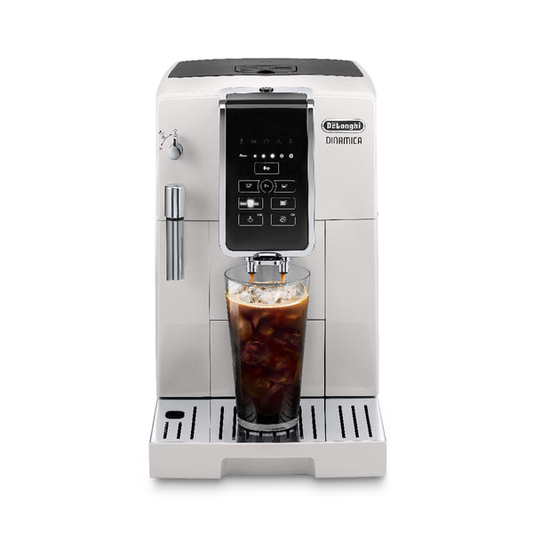DeLonghi Dinamica Super Automatic Espresso & Coffee Machine (ECAM35020W  / White) Front