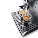 DeLonghi Dinamica With Adjustable Frothing Wand Super Automatic Espresso & Coffee Machine ECAM35025SB (Silver) - REFURBISHED