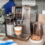 De'Longhi Dinamica PLUS Lattecrema, Super Automatic Espresso & Cappuccino Machine ECAM37095TI (Titanium) Super Automatic Espresso Machine DeLonghi