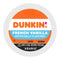 Dunkin' Donuts French Vanilla Coffee K-Cup® Recyclable Pods (Case of 88)