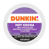 Dunkin' Donuts Milk Hot Chocolate Coffee K-Cup® Recyclable Pods (Box of 22) K-Cups Dunkin' Donuts