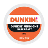 Dunkin' Donuts Midnight Dark Roast Coffee K-Cup® Recyclable Pods (Box of 22) K-Cups Dunkin' Donuts