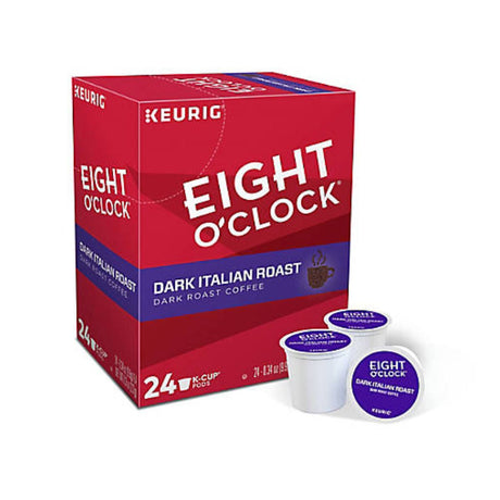 Eight O'Clock Dark Italian K-Cup® Recyclable Coffee Pods (Box of 24) K-Cups Eight O'Clock
