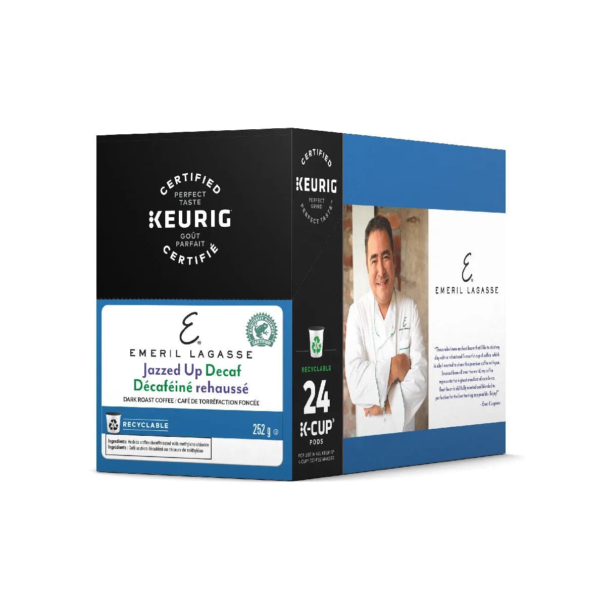 Emeril's Decaffeinated Jazzed Up K-Cup® Recyclable Pods (Box of 24) K-Cups Emeril's