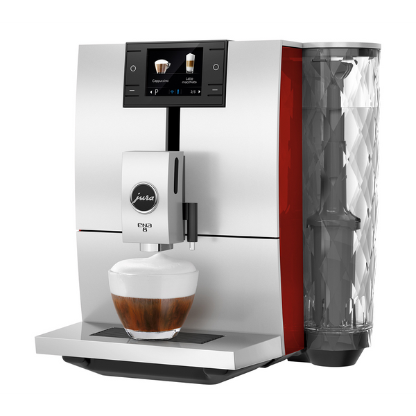 Jura ENA 8 Super Automatic Coffee & Espresso Machine 15282 (Sunset Red)