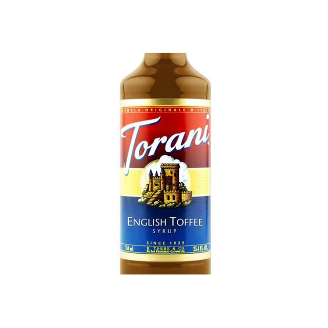 Torani English Toffee Syrup (750ml) Syrups Torani