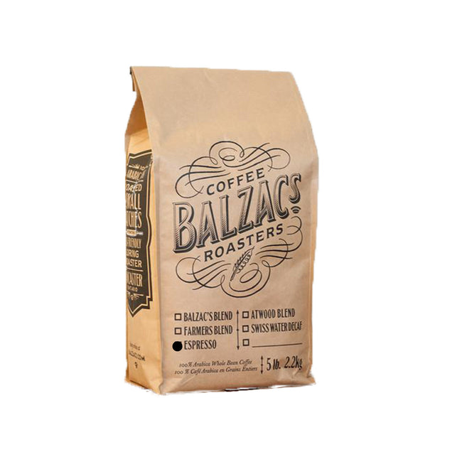 Balzac's Espresso Blend Whole Bean Espresso (5 lb)