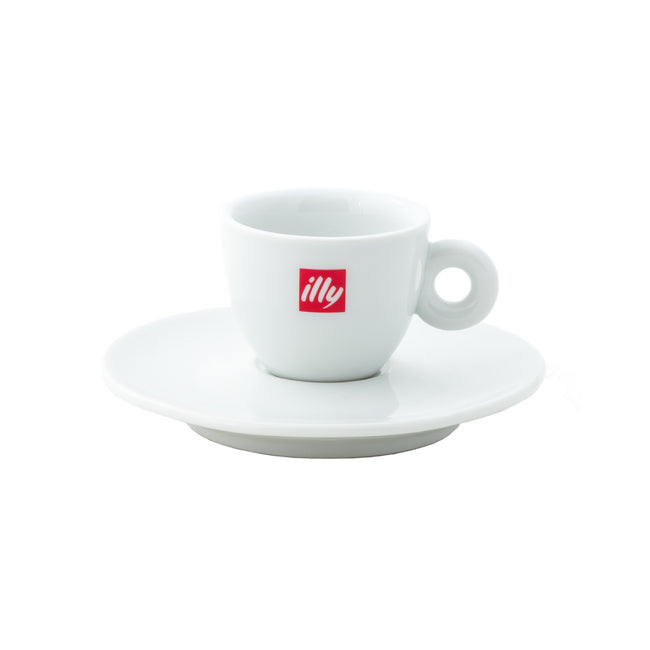Illy Espresso Cups & Saucers