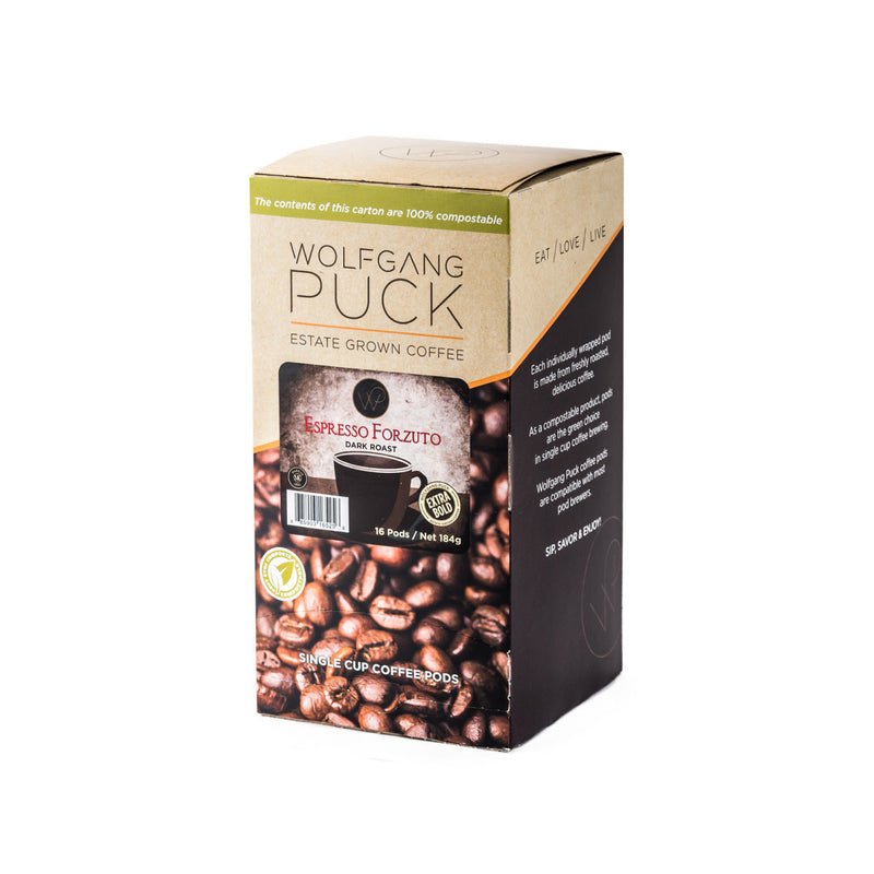 Wolfgang Puck: Espresso Fortuzo Pods (16 Pack)