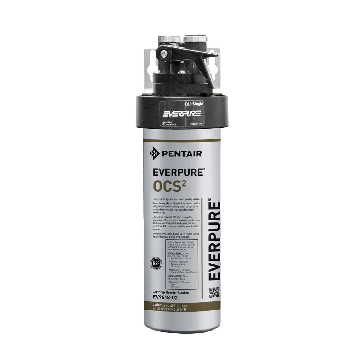 Everpure OCS2 Water Filtration System (1500 gal. For Commercial Coffee Machines) Under Sink System Everpure