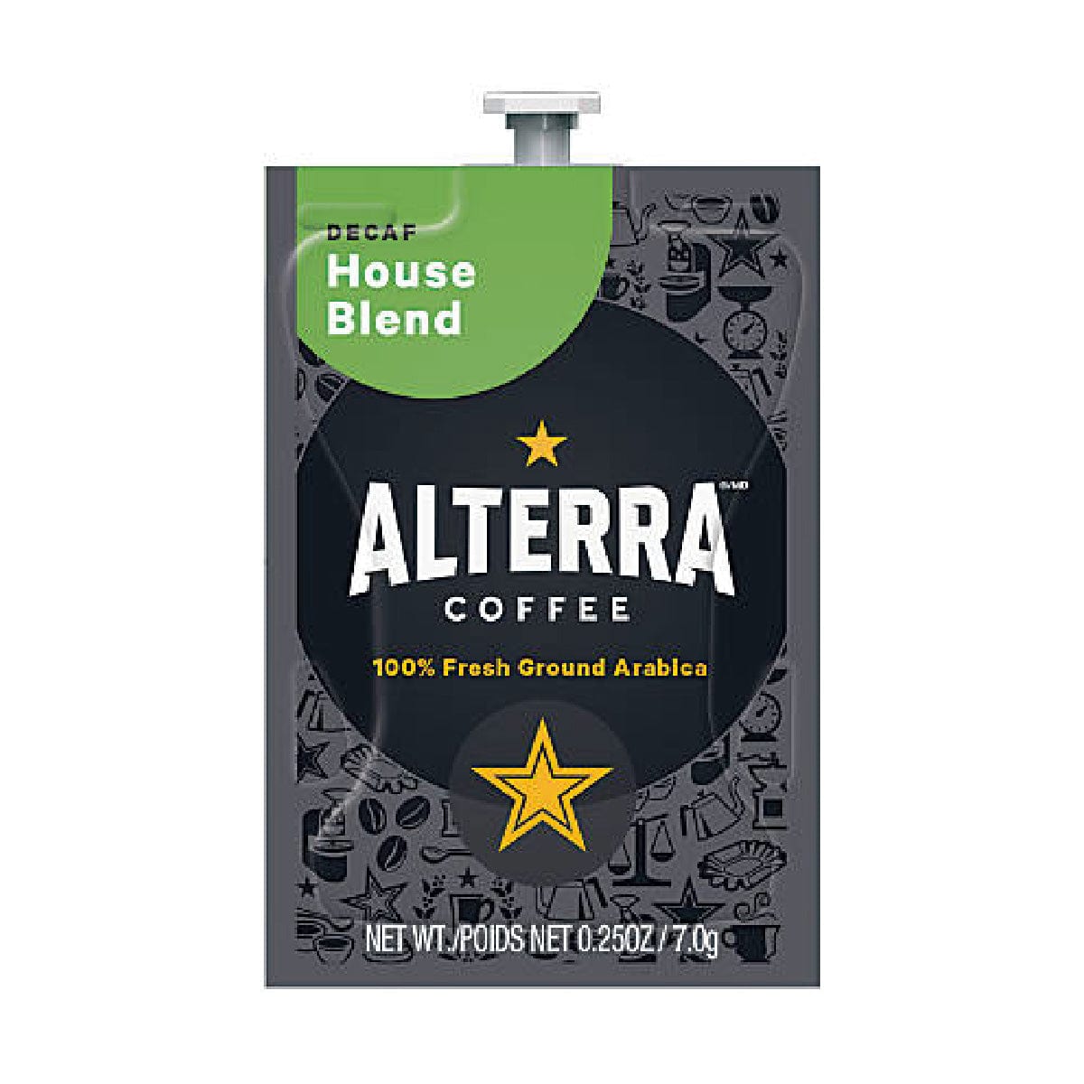 Flavia Alterra House Blend Decaf Light Roast Coffee Freshpacks (Case of 100) Freshpacks Alterra Coffee Roasters