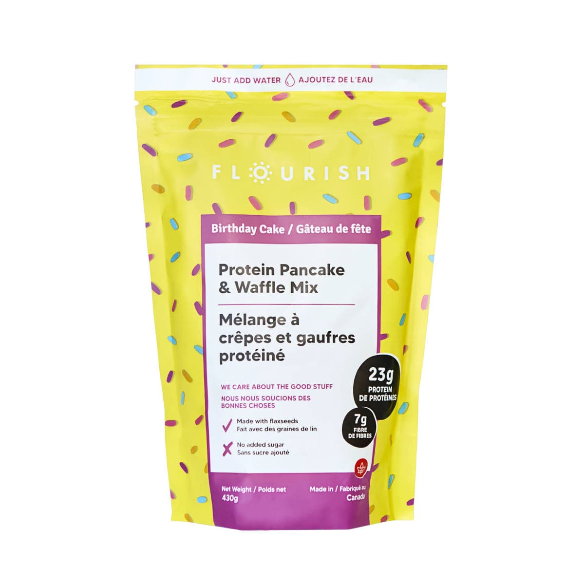 Flourish (Limited Edition) Birthday Cake Protein Pancake & Waffle Mix Snacks & Treats Flourish