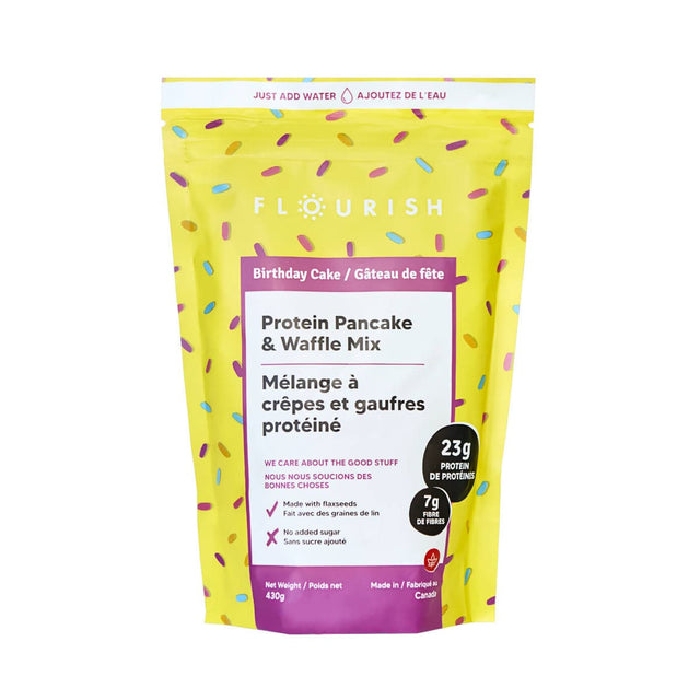 Flourish (Limited Edition) Birthday Cake Protein Pancake & Waffle Mix Snacks & Treats Flourish