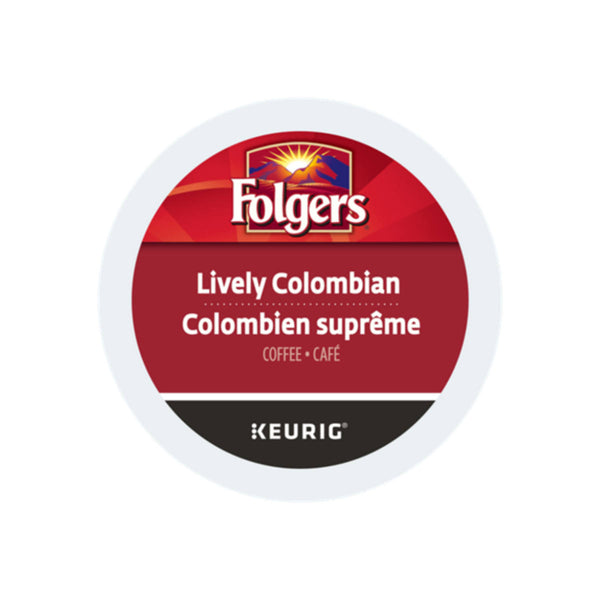 Folgers Gourmet Selections: Lively Colombian K-Cup® Pods (Box of 24)