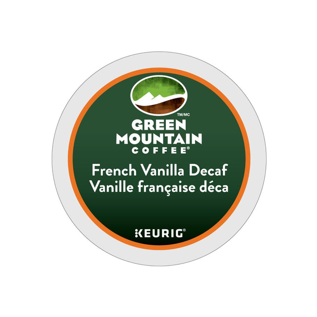 Green Mountain Decaf French Vanilla K-Cup® Pods | Best Before Nov 14, 2023 (Box of 24)