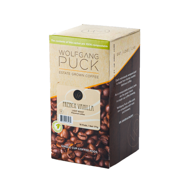 Wolfgang Puck French Vanilla Coffee Pods