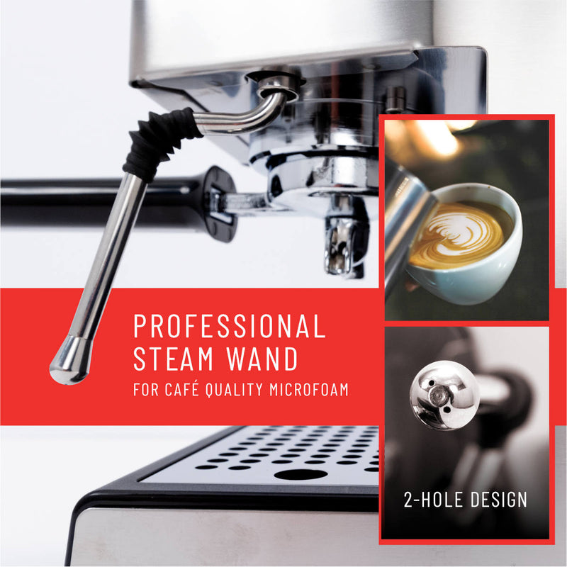 Gaggia Classic Pro Espresso Machine Professional 2-Hole Steam Wand