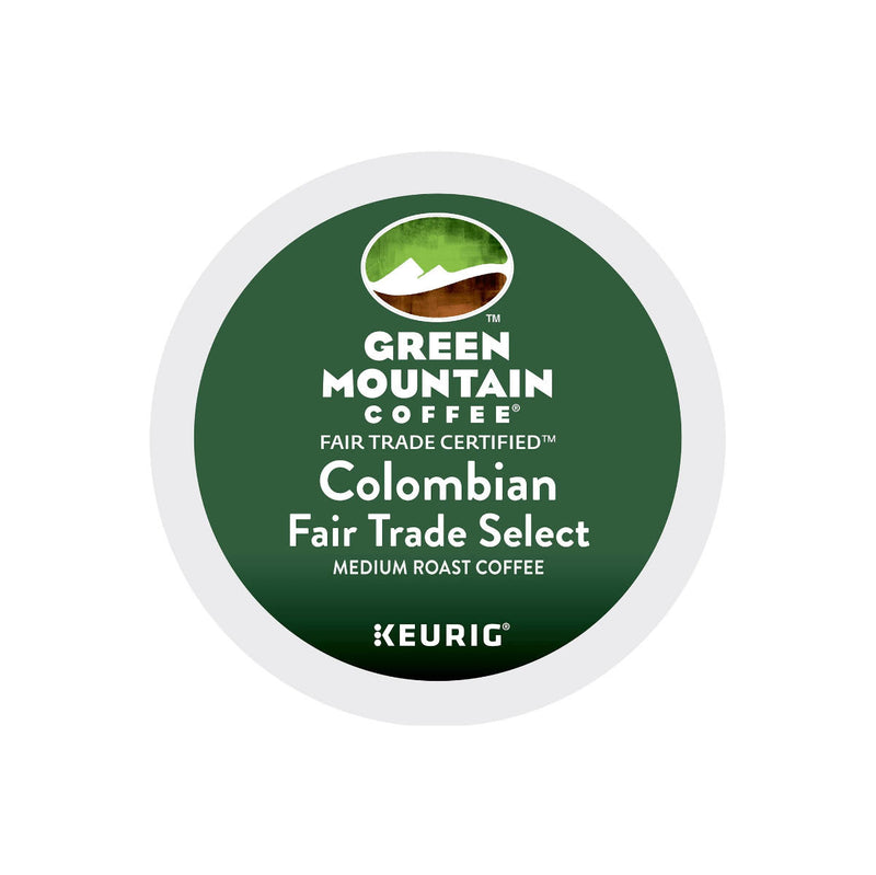 Green Mountain Fair Trade Colombia Select Single-Origin K-Cup® Recyclable Pods (Case of 96)
