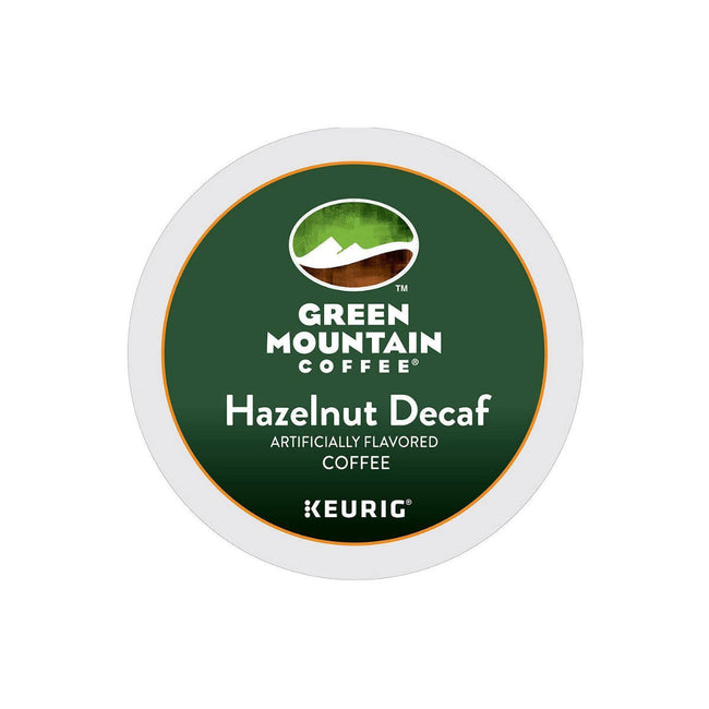 Green Mountain Decaf Hazelnut K-Cup® Recyclable Pods (Case of 96)