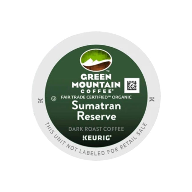 Green Mountain Sumatra Reserve Single-Origin K-Cup® Recyclable Pods (Case of 96)