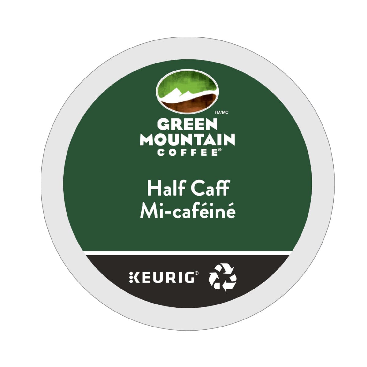 Green Mountain Half-Caff (Case of 96 K-Cup® Recyclable Pods)