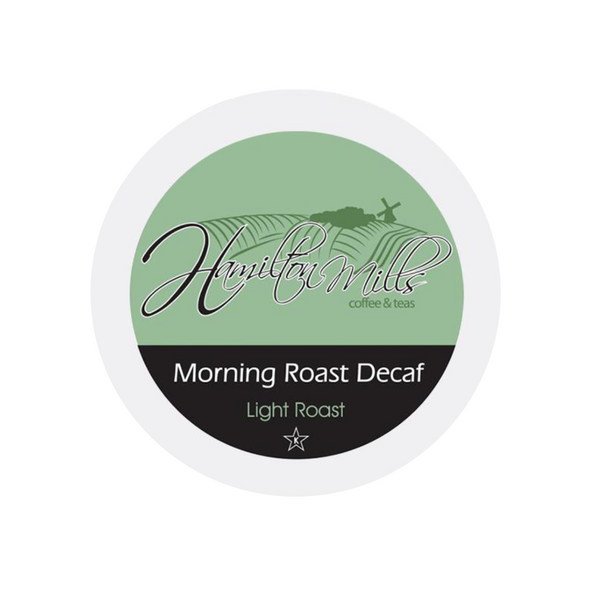 Hamilton Mills Decaf Morning Roast Single-Serve Coffee Pods (Box of 24)